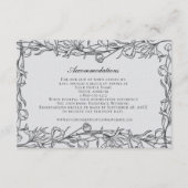 Carte D'accompagnement Mariage Logements Code QR Mariage Site Internet E (Devant)
