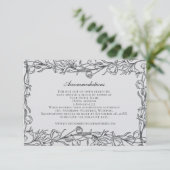 Carte D'accompagnement Mariage Logements Code QR Mariage Site Internet E (Debout devant)