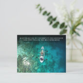 Carte D'accompagnement Mariage Lune de miel White Fonds Don de don QR Cod (Debout devant)