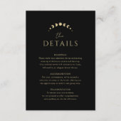 Carte D'accompagnement Mariage Lune d'Or (Devant)