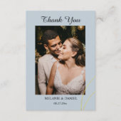 Carte D'accompagnement Mariage minimaliste des anneaux (Devant)