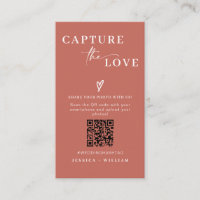 Mariage moderne Capter l'amour Qr Code