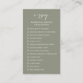 Carte D'accompagnement Mariage moderne Capter l'amour Qr Code (Dos)