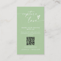 Mariage moderne Capter l'amour Qr Code