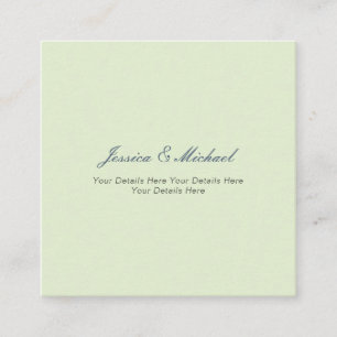 Carte D'accompagnement Mariage Moderne Élégant Simple Professionnel