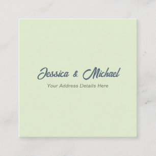 Carte D'accompagnement Mariage Moderne Élégant Simple Professionnel