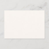 Carte D'accompagnement Mariage Moderne Monogramme Neutre (Dos)