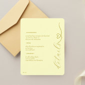 Carte D'accompagnement Mariage moderne | Planification et détails | Beurr