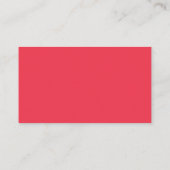 Carte D'accompagnement Mariage moderne rose vif Détails QR Code (Dos)