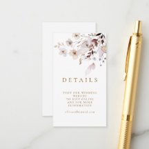 Mariage Moderne Simple d'Automne avec Fleurs Séché