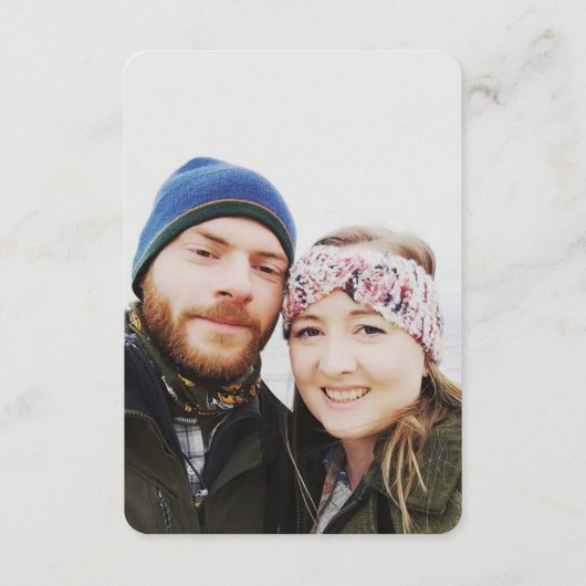 Carte D'accompagnement Mariage noir blanc RSVP en ligne QR Code photo (Dos)