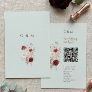 Carte D'accompagnement Mariage Pastel Gris Colombe Vintage Cendre Pâle