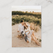 Carte D'accompagnement Mariage QR S'il vous plaît analyser vers Gold Phot (Dos)