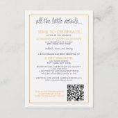 Carte D'accompagnement Mariage Rainbow Cake (Devant)