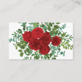 Carte D'accompagnement Mariage Red Rose (Dos)