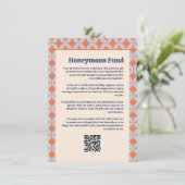 Carte D'accompagnement Mariage rétro du milieu du siècle (Debout devant)