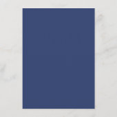 Carte D'accompagnement Mariage Rétro Milieu de Siècle (Dos)
