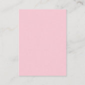 Carte D'accompagnement Mariage rose et rouge rétro RSVP QR Code (Dos)