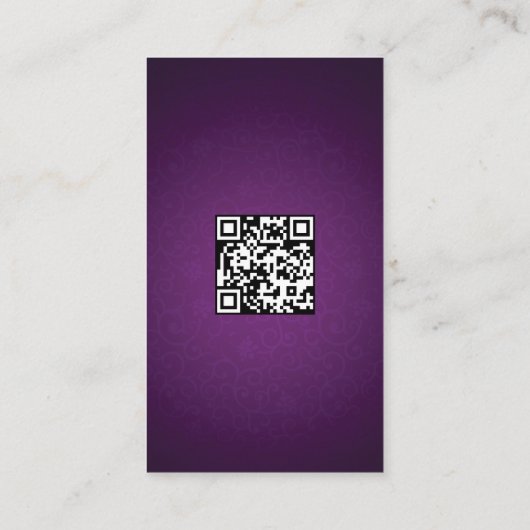 Carte D'accompagnement Mariage Royal Purple String (Dos)