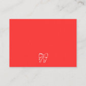 Carte D'accompagnement Mariage RSVP à la main agitée (Dos)