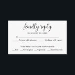 Carte D'accompagnement Mariage RSVP Rustic Chalkboard Mariage<br><div class="desc">Carte de boîtier du Mariage de tableau de bord rustique RSVP de mariage</div>