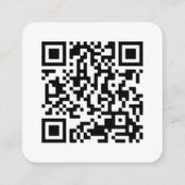 Carte D'accompagnement mariage rustique bois rsvp code Qr (Dos)