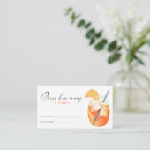 Carte D'accompagnement Mariage : Saurez-vous compter les bouchons ? (Debout devant)