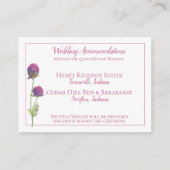 Carte D'accompagnement Mariage simple Amaranthe Amaranth (Devant)