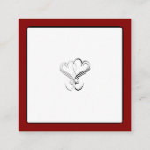 Carte D'accompagnement Mariage Souhaite bien Argent Cadeaux Enceinte (Dos)