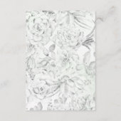 Carte D'accompagnement Mariage Succulent Cactus du désert (Dos)