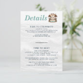 Carte D'accompagnement Mariage surf Brides (Debout devant)