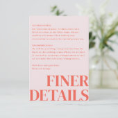 Carte D'accompagnement Mariage Vertical Belmont (Debout devant)