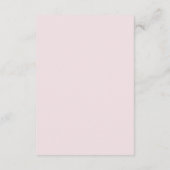 Carte D'accompagnement Mariage Vertical Belmont (Dos)