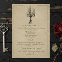 Mariage Vintage Gothique Toile Noir Tan