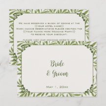 Mariage Vintage, Motif de feuilles de saule victor