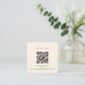 Carte D'accompagnement Mariage Whimsical Quirky manuscrit RSVP (Debout devant)