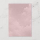 Carte D'accompagnement Mariage Whispers Fleur sauvage Lune (Dos)