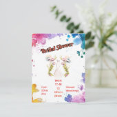 Carte D'accompagnement Mariée à être (Debout devant)