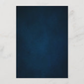 Carte D'accompagnement Marine Blue Blush Rose Rose Boho Détails du Mariag (Dos)