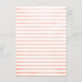 Carte D'accompagnement Marine Blue Blush Rose Rose Boho Détails du Mariag (Dos)