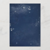 Carte D'accompagnement Marine et Bourgogne Floral Mariage Information Inv (Dos)