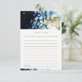 Carte D'accompagnement Marine Gold Fish Date Jar Jeu Wedding shower (Debout devant)