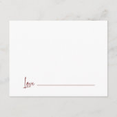 Carte D'accompagnement Maroon Advice and Wishes for the Graduate (Dos)