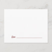 Carte D'accompagnement Maroon Math Graduation Party Advice for Graduate (Dos)