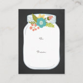 Carte D'accompagnement Mason Jar Pas d'emballage affichage maillot douche (Dos)