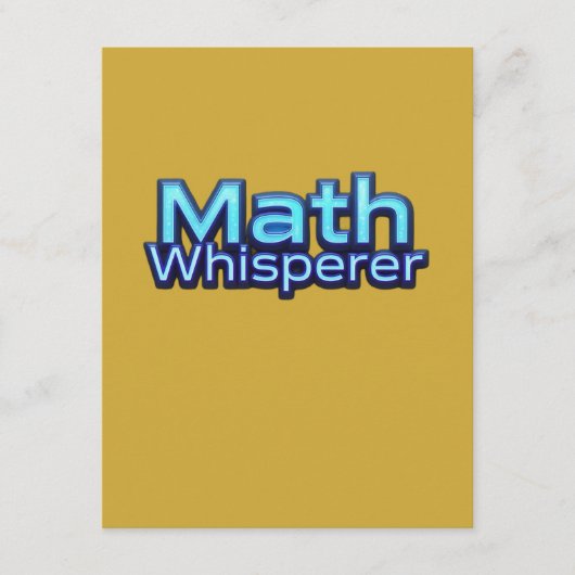 Carte D'accompagnement Math Whispere (Devant)