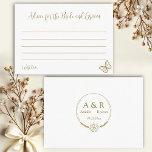 Carte D'accompagnement Meadow Flowers Conseil pour mariée et chambre<br><div class="desc">Célébrez l'amour et le rire avec ce charmant conseil Fleurs Pré-Pré pour la carte de boîtier de mariée et de chambre. Dotée d'un design floral et doux inspiré des fleurs sauvages des prairies, cette élégante carte d'encart est parfaite pour les douches nuptiales, les mariages ou les fiançailles. Laissez vos invités...</div>