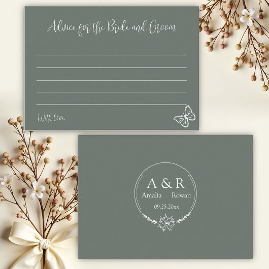 Carte D'accompagnement Meadow Flowers Conseil pour mariée et chambre