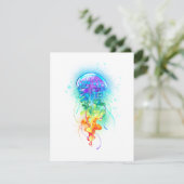 Carte D'accompagnement Méduse arc-en-ciel (Debout devant)