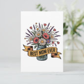 Carte D'accompagnement Meilleure Maman Qui Soit (Debout devant)